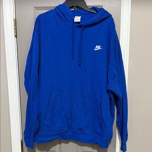 Nike Men's Royal Blue Pullover Hoodie